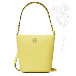 Tory Burch McGraw Leather Bucket Bag